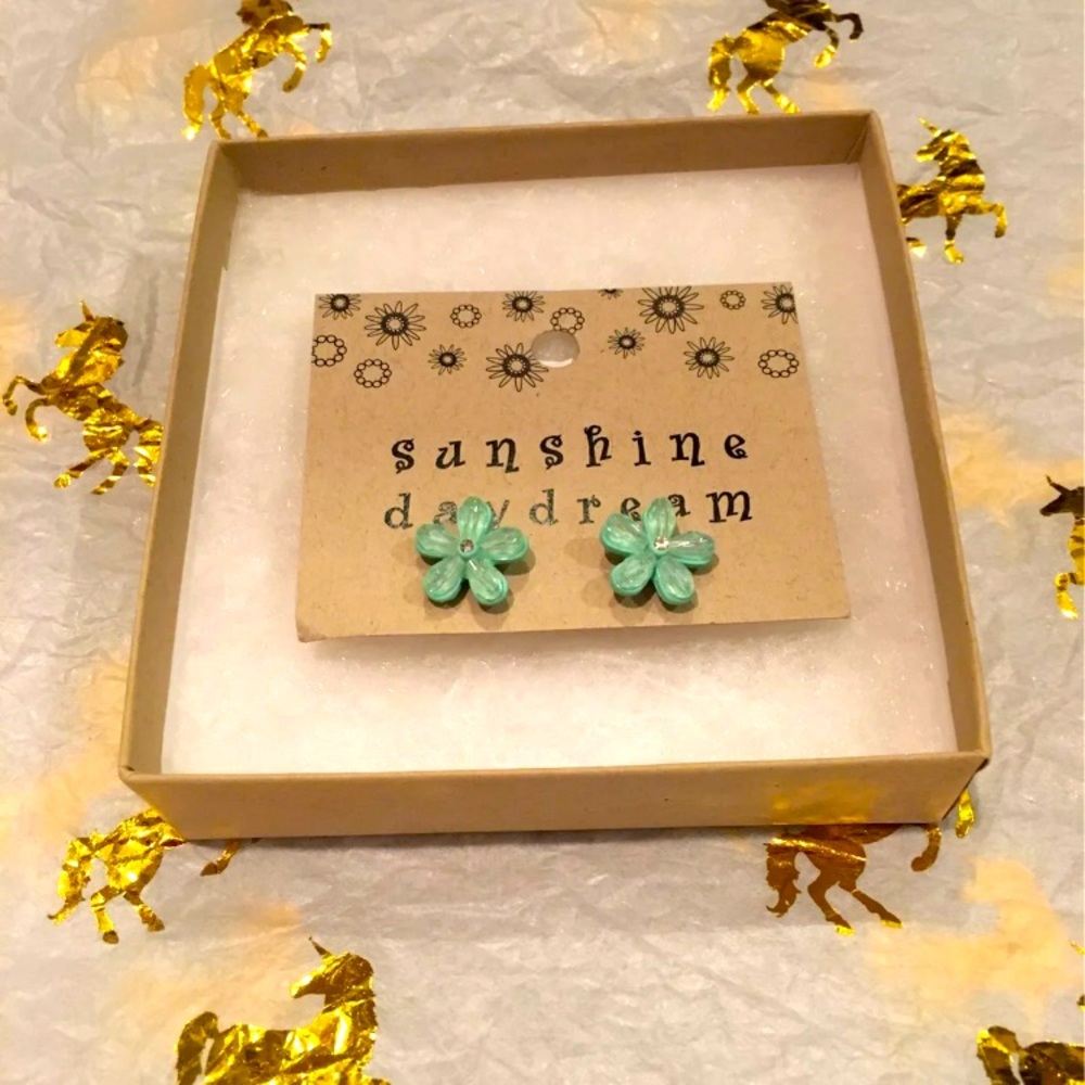 Flower earrings